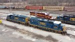 The pair of GP40-3's currently in local service out of Wyoming sit for the weekend